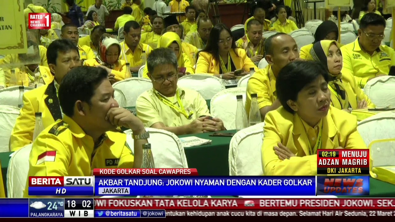 Akbar Tanjung: Jokowi Nyaman Bersanding dengan Partai Golkar