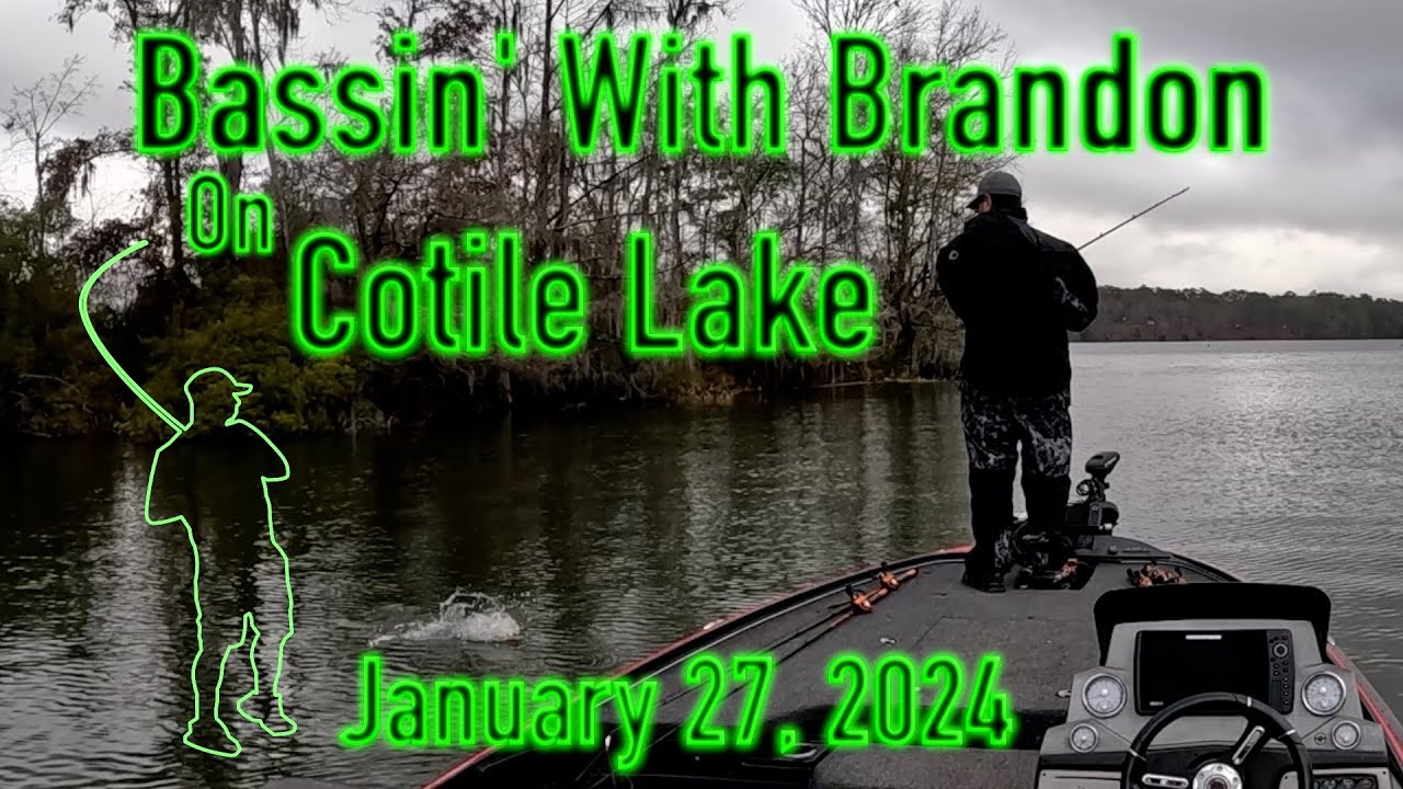 Bassin' With Brandon on Cotile Lake January 27, 2024