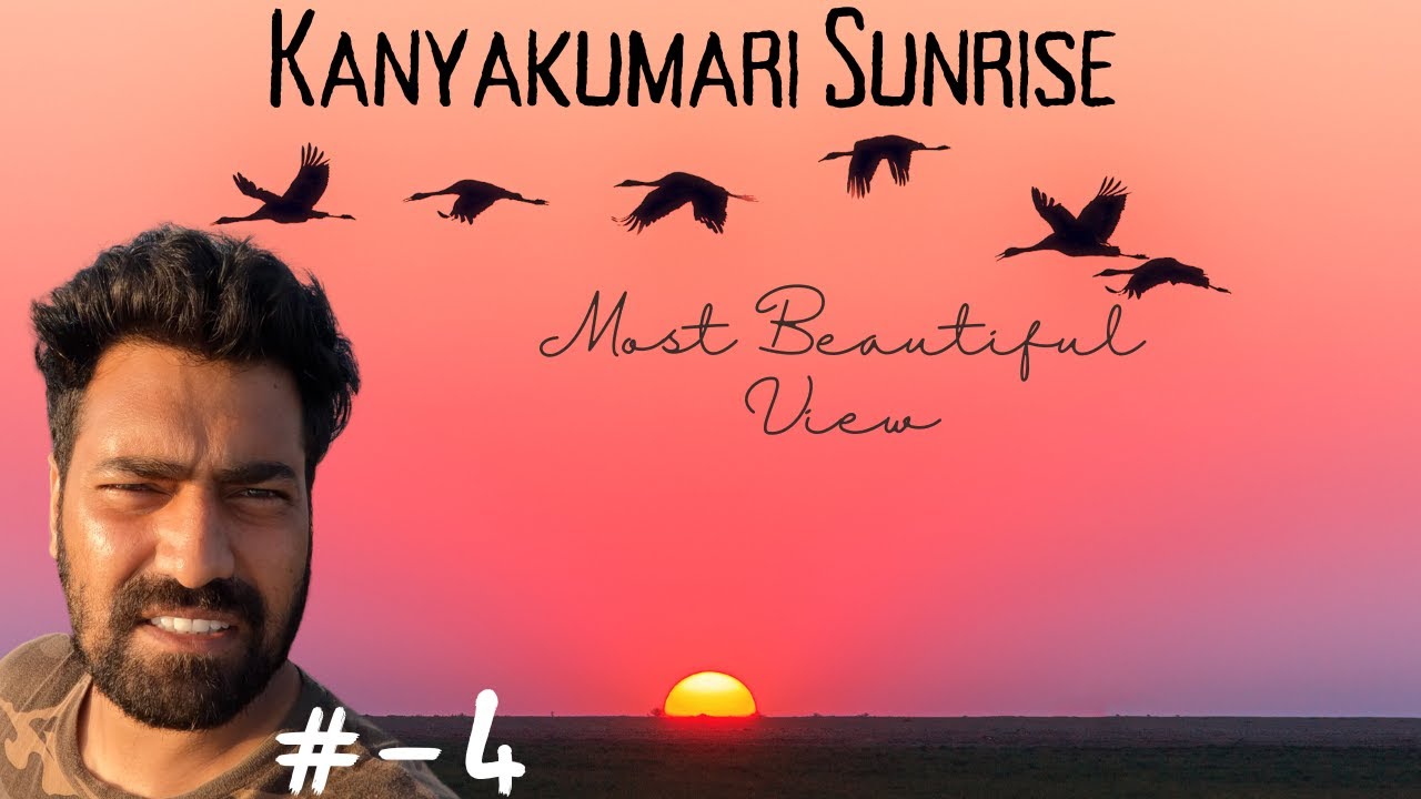 Most Beautiful Sunrise Kanyakumari | 🌞 Sunrise View Point 4K