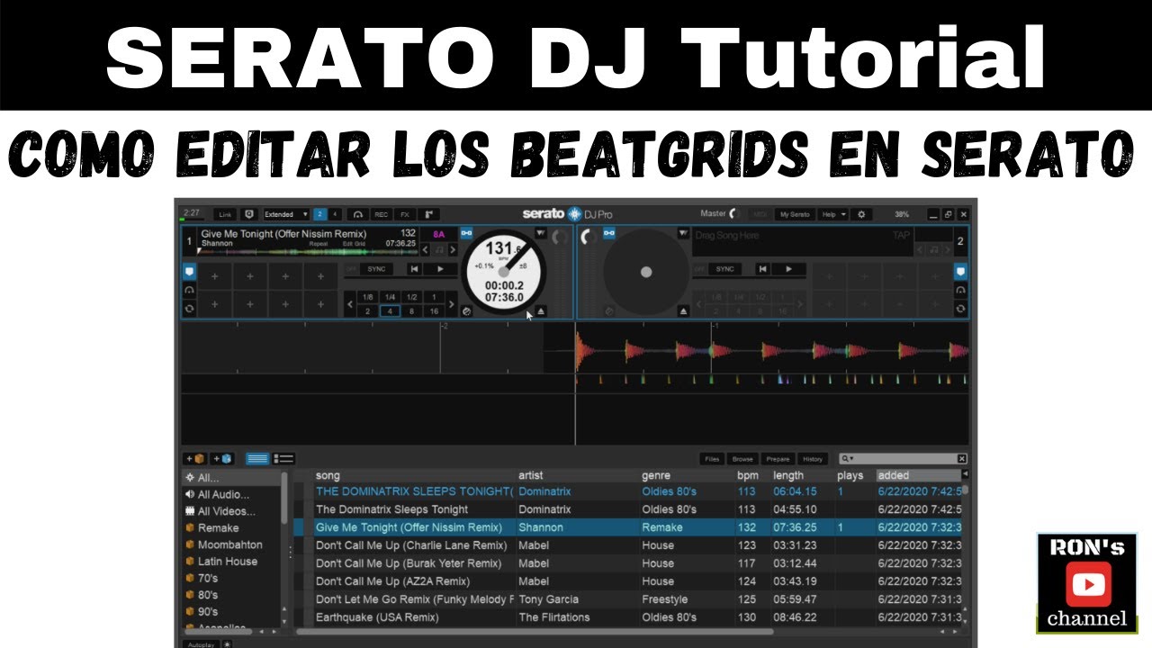 Como Editar Los Beat Grids en Serato