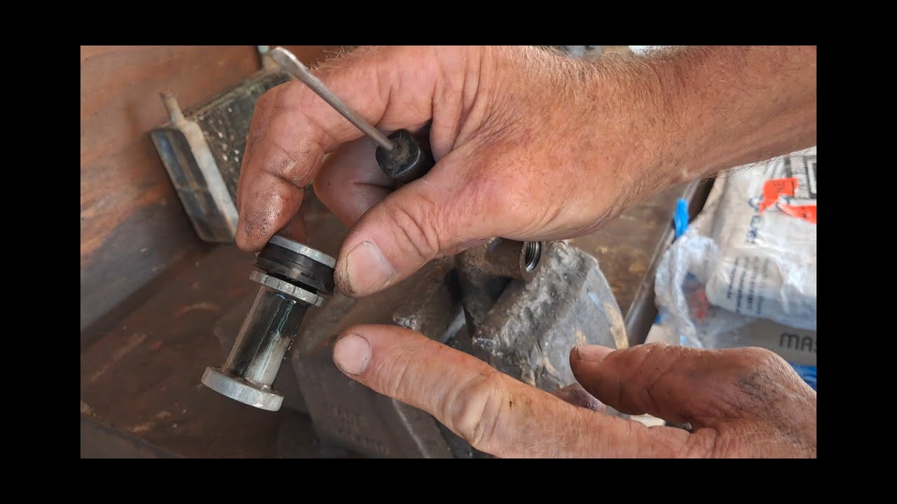 Peugeot 404 brake master cylinder replacement.