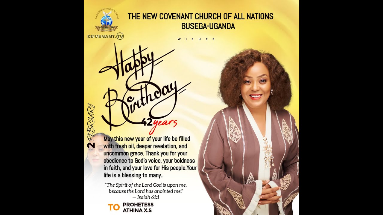 HAPPY BIRTHDAY WISHES TO PROPHETESS ATHINA