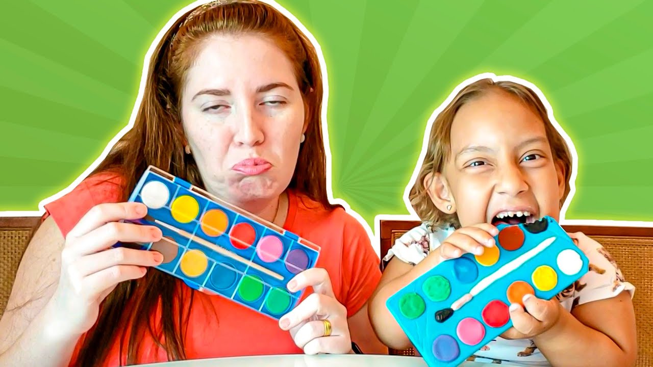Um Divertido Desafio de Chocolate (Staged a chocolate challenge) - Família MC Divertida