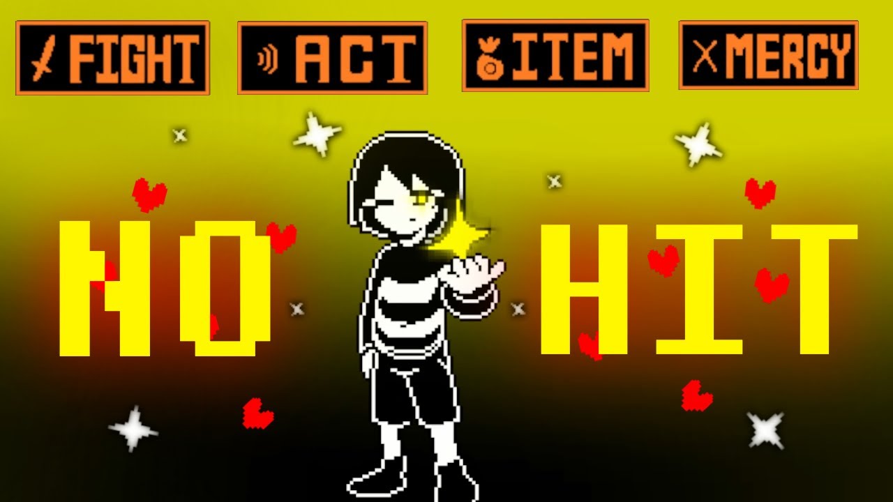 [NO HIT] Undertale True Genocide Frisk Battle
