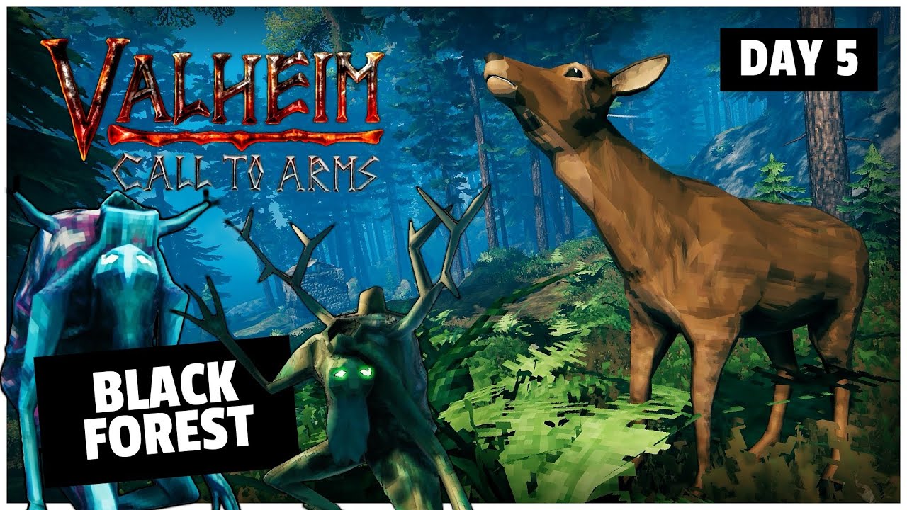 Venturing into the Black Forest in Valheim (Public Test)