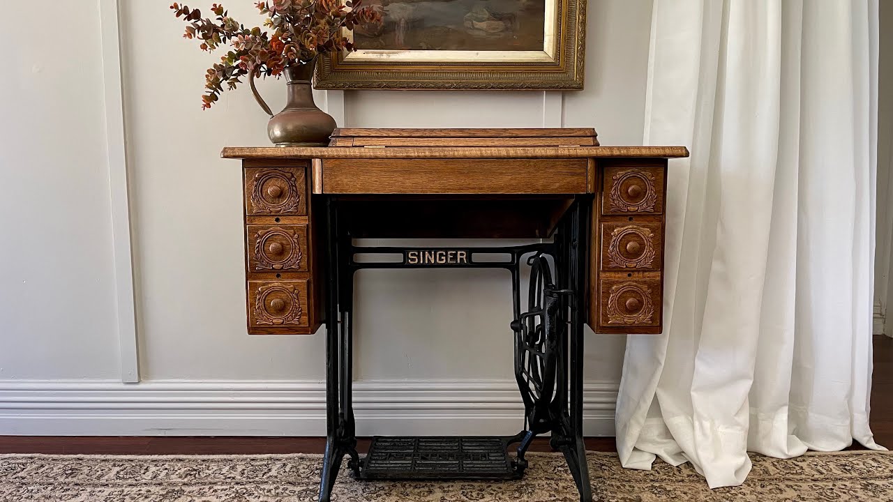 Singer Sewing Table Restoration