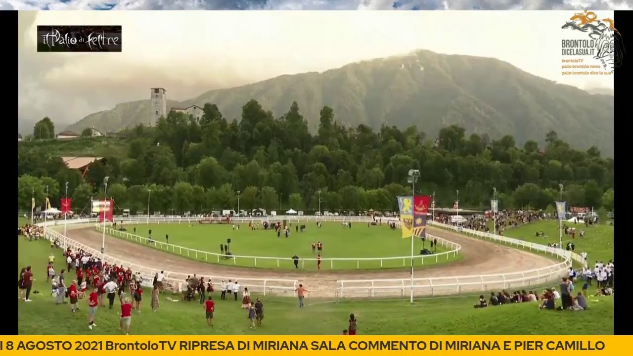 PALIO FELTRE CORSA CAVALLI 8 AGOSTO 2021