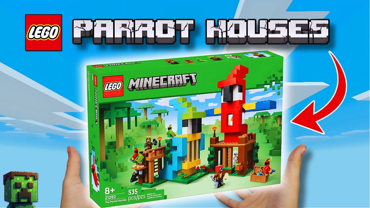 *NEW* Lego Minecraft 21282 | The Parrot Houses 2025