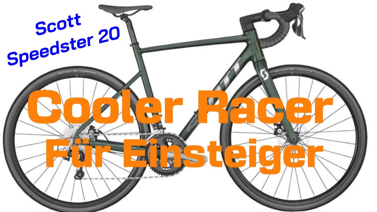 Scott Speedster 20. Ein cooles Rennrad für Einsteiger.