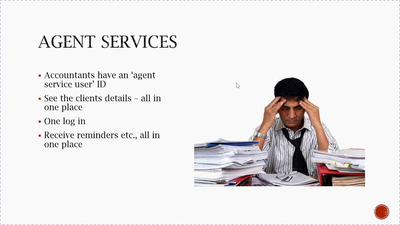 Agent Services HMRC account