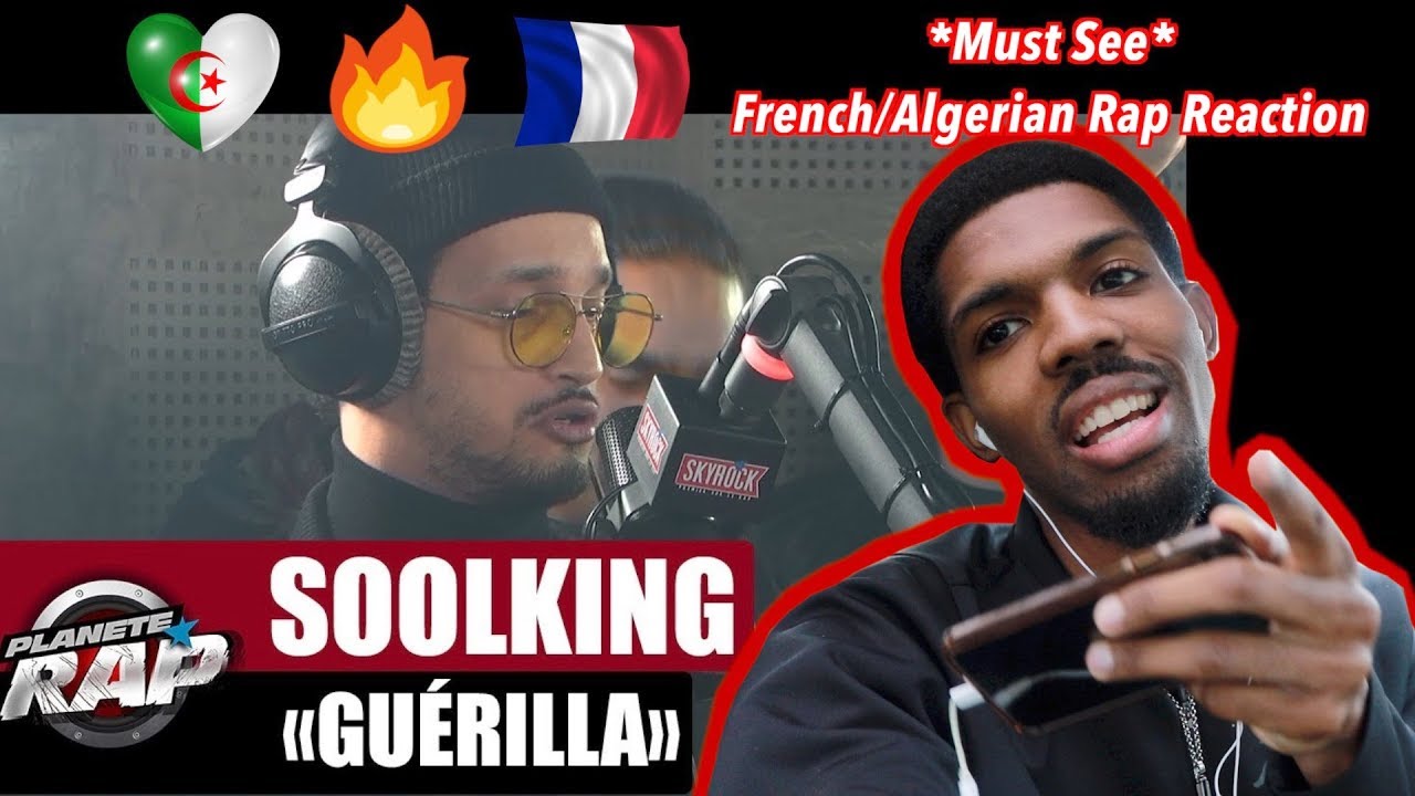 AFRICAN AMERICAN REACTION TO ALGERIAN/FRENCH RAP! Soolking - Guerilla!