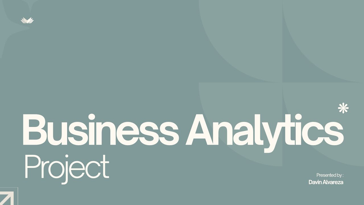Business Analytics Project - With SPSS