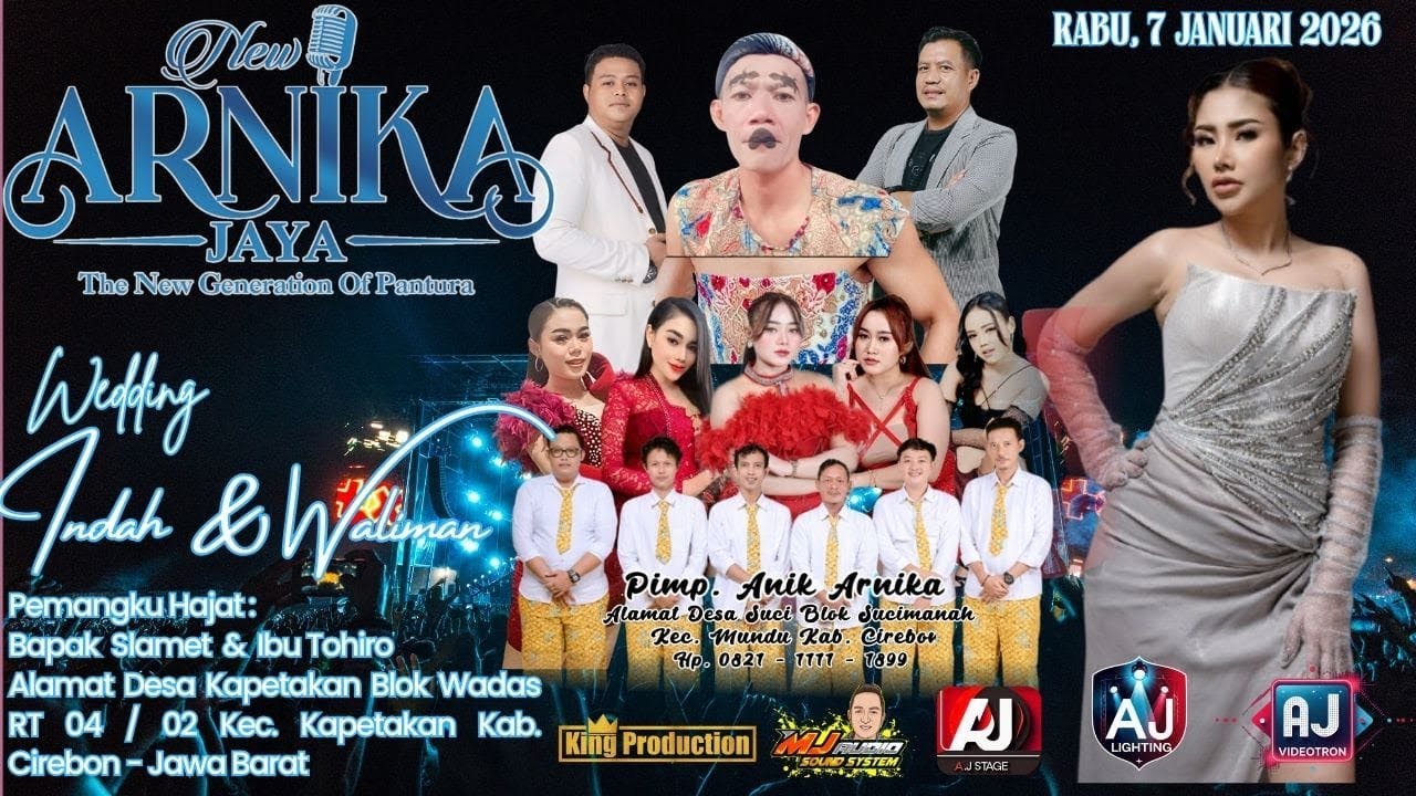 🔴 LIVE MALAM NEW ARNIKA JAYA RABU, 7 JANUARI 2026 DESA KAPETAKAN KEC. KAPETAKAN KAB. CIREBON