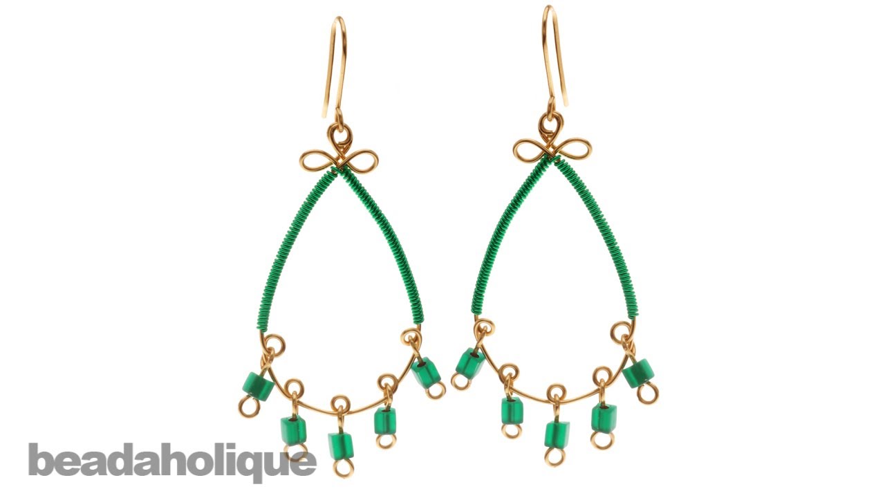 How to Make the Blarney Earrings with a Centaur Wig Jig
