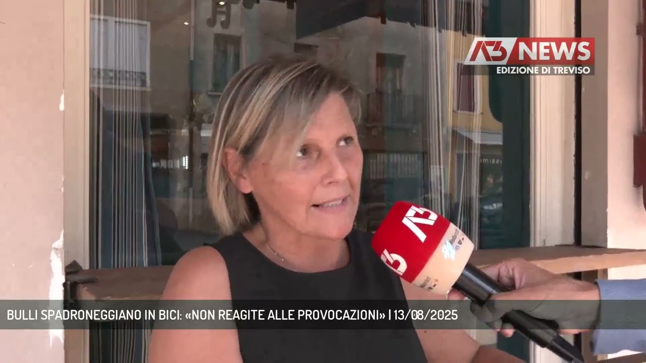 BULLI SPADRONEGGIANO IN BICI: «NON REAGITE ALLE PROVOCAZIONI» | 13/08/2025