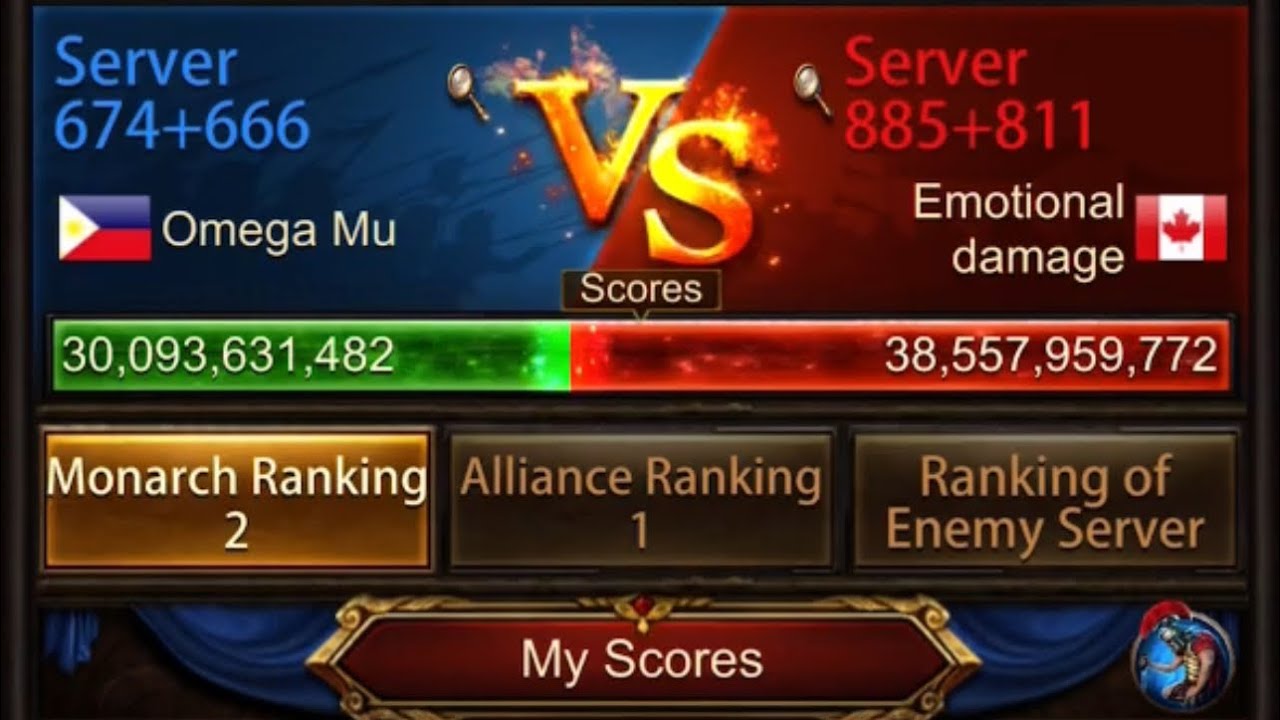 Evony SvS (Throwback!) 14A vs EMO first SvS loss in 6 months! #evony #evonythekingsreturn