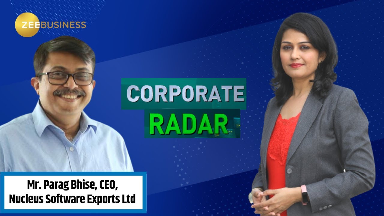 Mr. Parag Bhise, CEO, Nucleus Software Exports Ltd In Talk With Zee Business