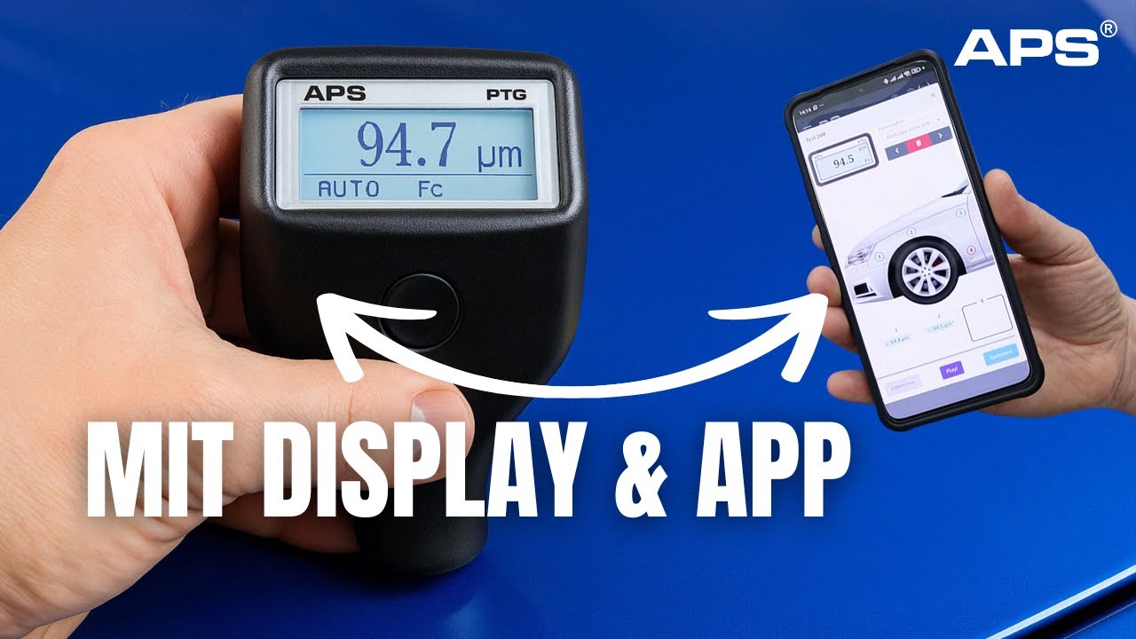 Innovation bei Lackmessgeräten! NEUES APS PTG Professional im Test – mit Display & App!