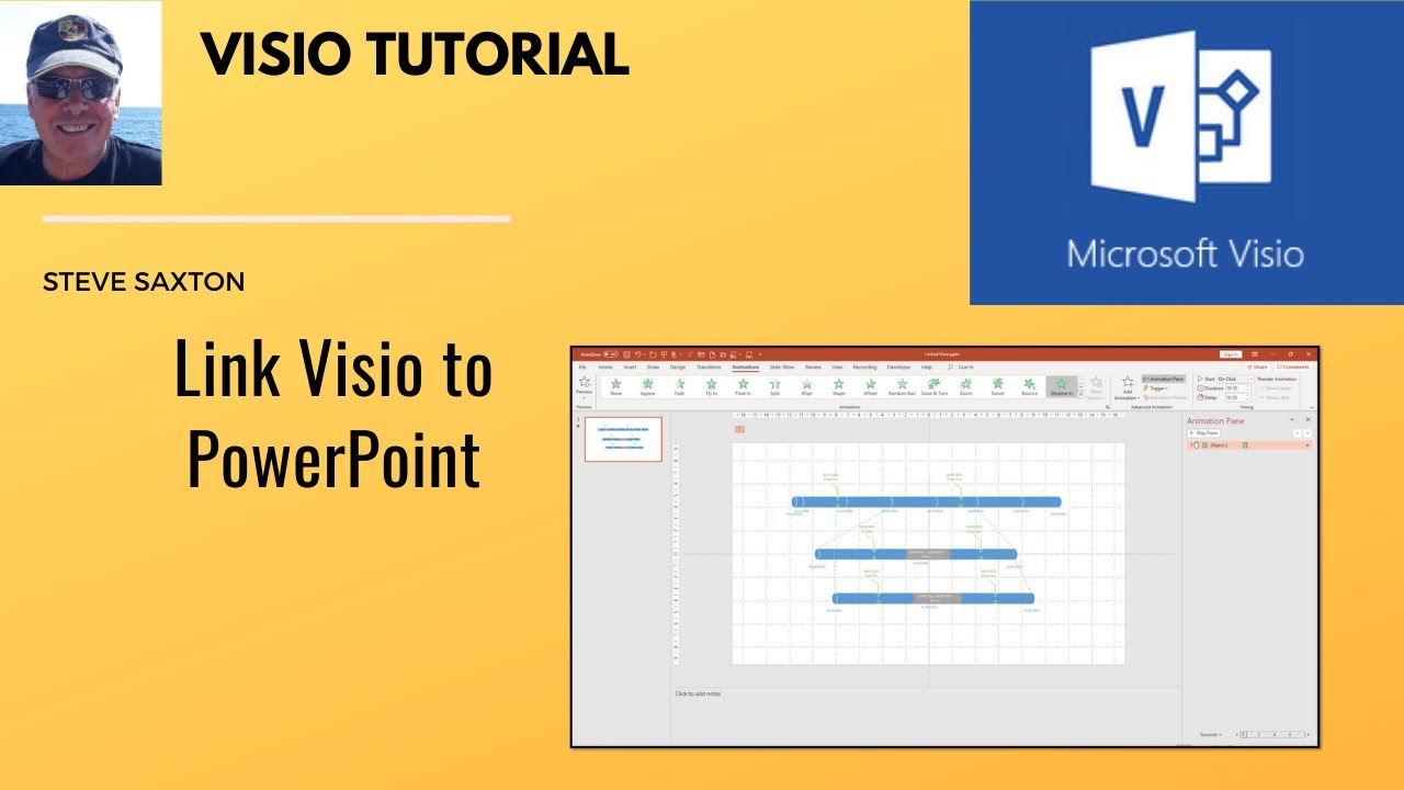 Связать Visio с PowerPoint. Учебное пособие по Visio