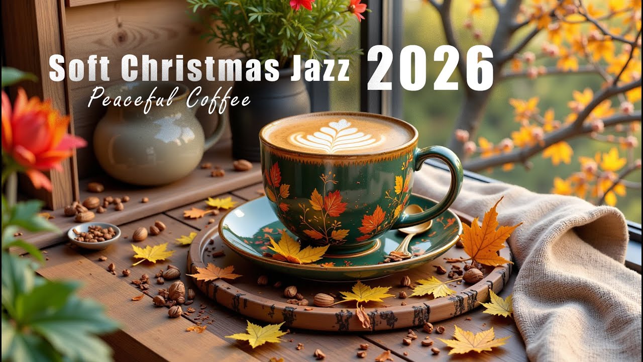 Soft Christmas Jazz 2026 🎄 Peaceful Coffee Shop Vibes to Work, Chill & Focus