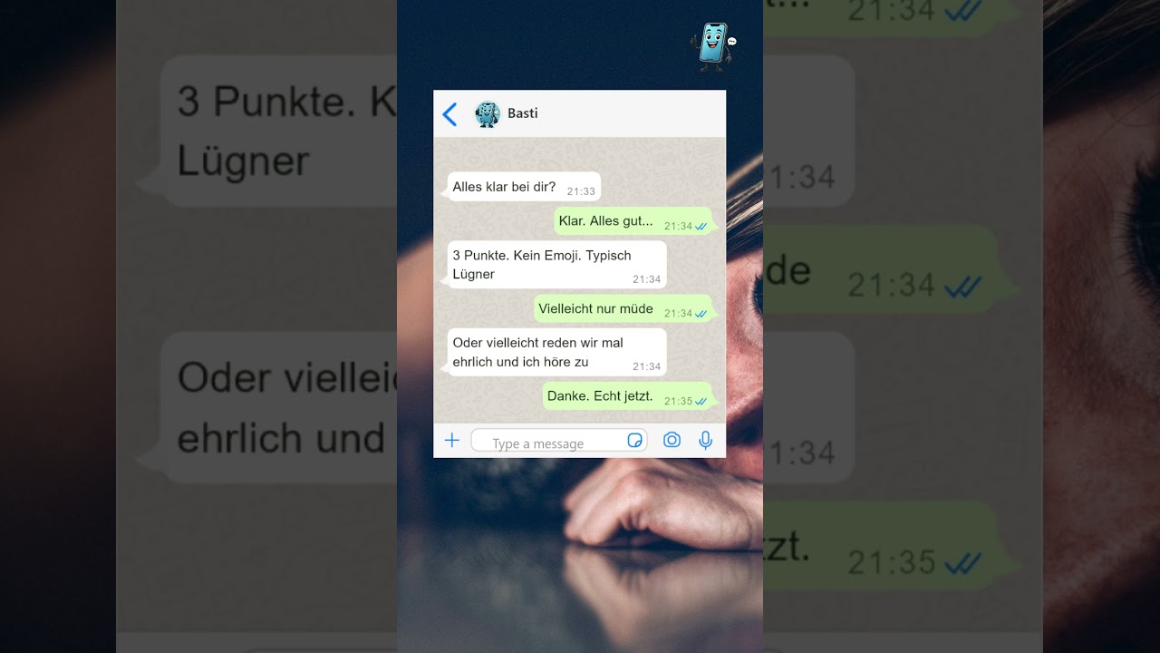 Er schreibt &bdquo;mir geht&rsquo;s gut&ldquo; aber sein bester Freund merkt es stimmt nicht