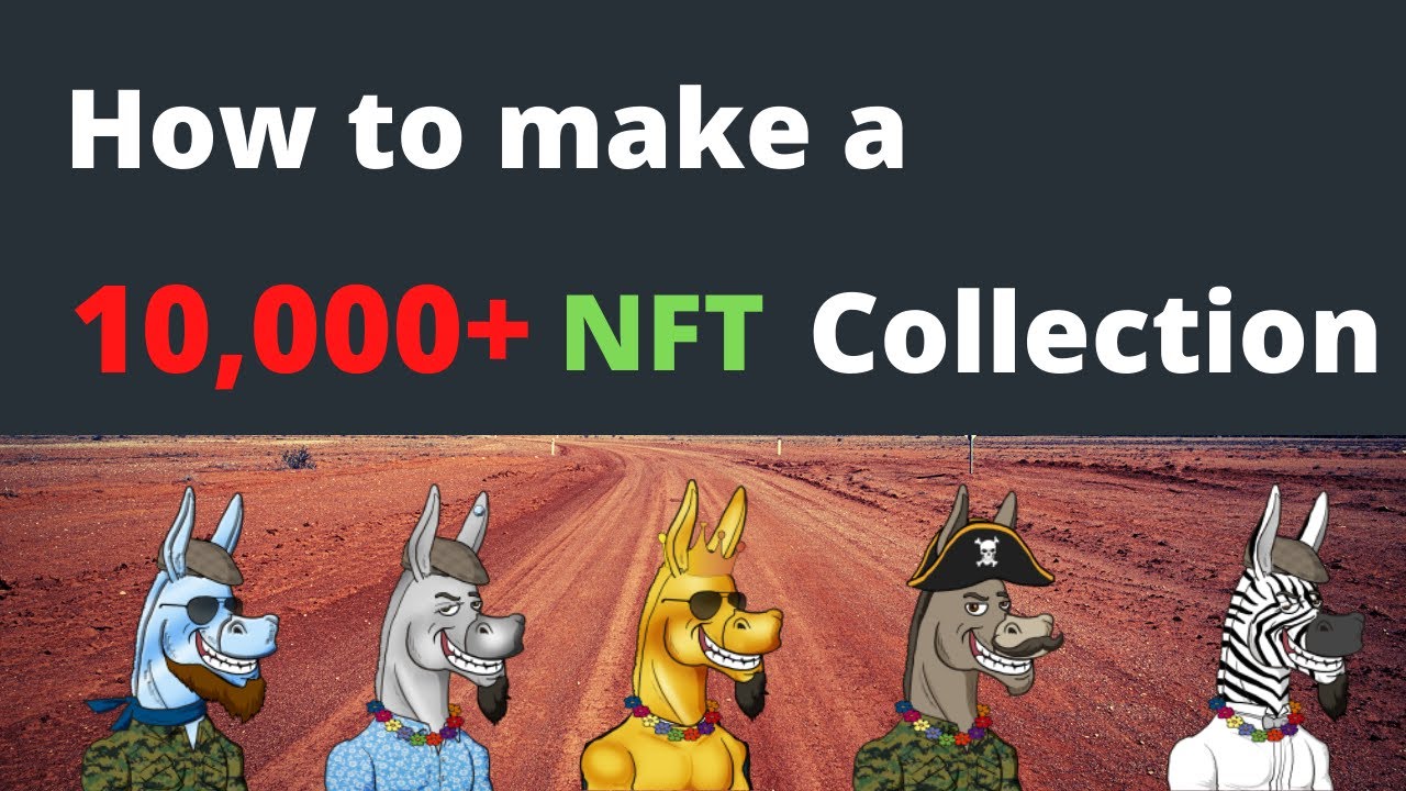 How to create random 10,000 generative NFT art like Cryptopunks in 15 mins with no coding experience