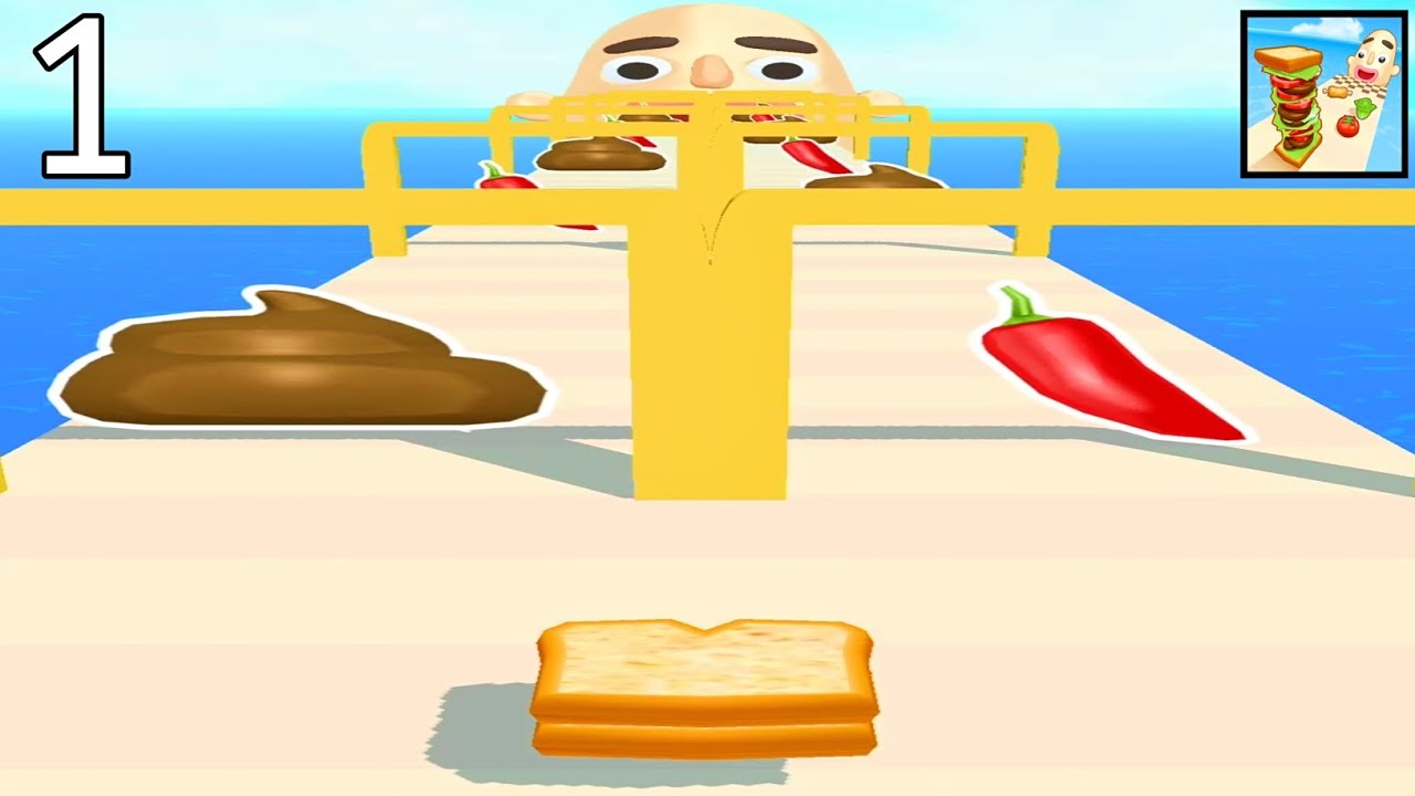 Sandwich Runner! Very Satisfying and Relaxing Gameplay Video Part 1