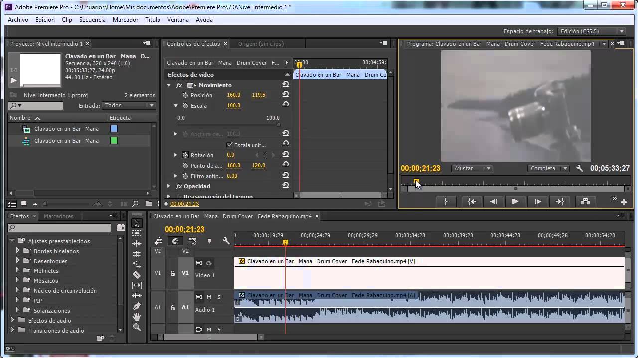 Adobe Premiere Pro cc - Nivel Intermedio