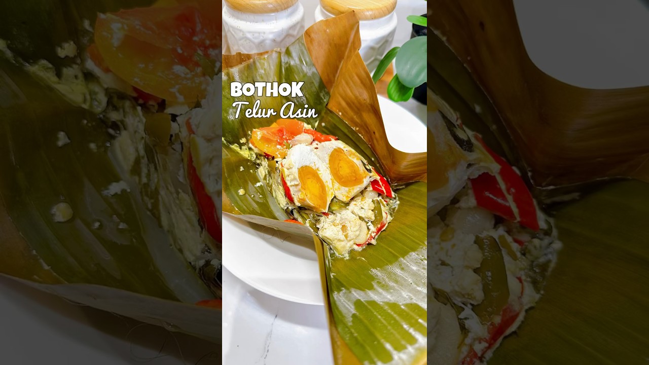 ENAK BANGET TELUR ASIN DIMASAK INI‼️#shortvideo #bothoktelurasin #botok #botoklamtoro #telurasin