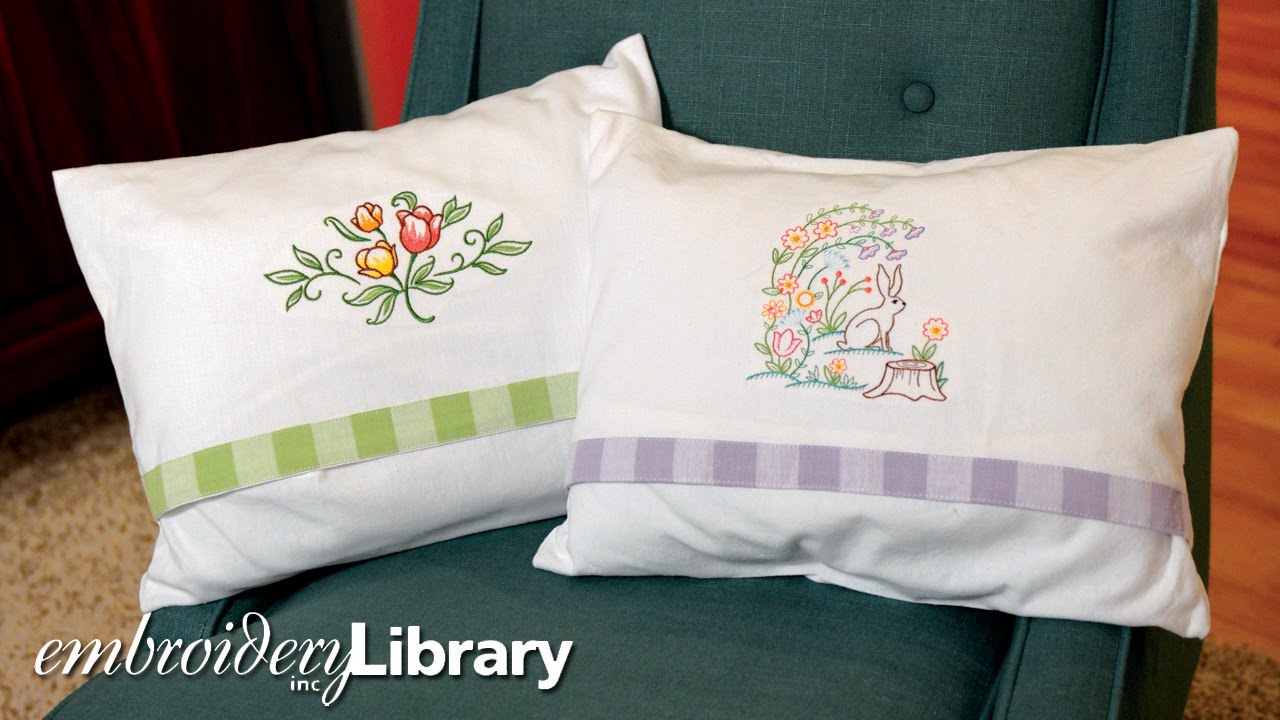 Tea Towel Pillow Project