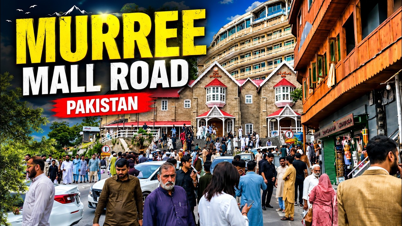 Murree Mall Road Pakistan 🇵🇰 | Most Famous Tourist Spot | Beautiful Murree Vlog