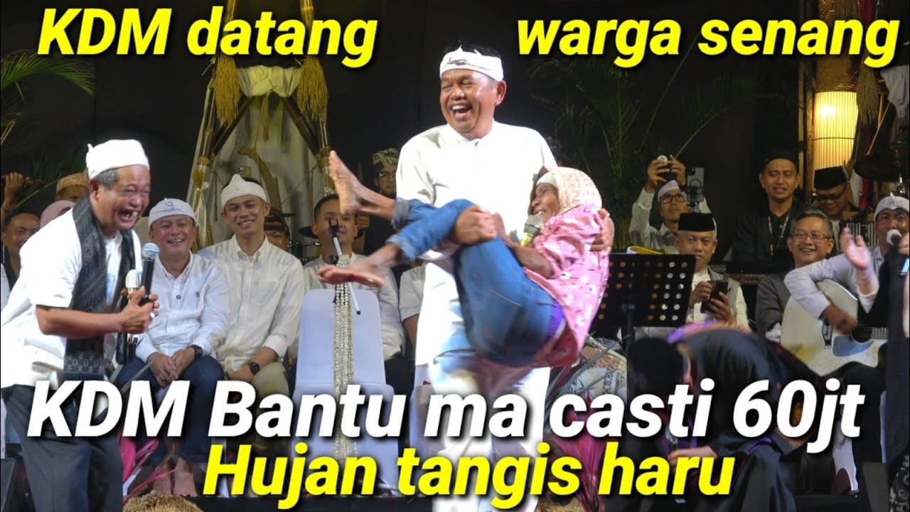 Kang Dedi Mulyadi Gendong Gadis di kuningan