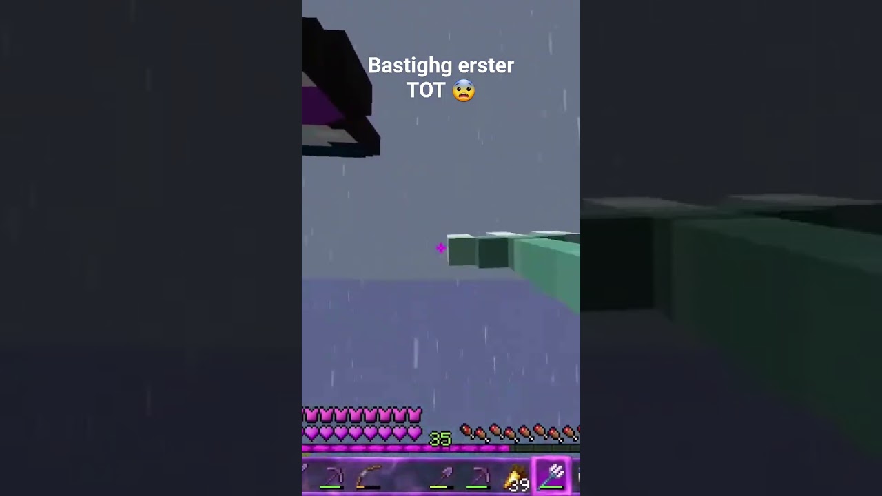 Bastighg erster TOT in Minecraft Craft Attack 11 😱 #bastighg #minecraft #Craft Attack 11 #1st TOT