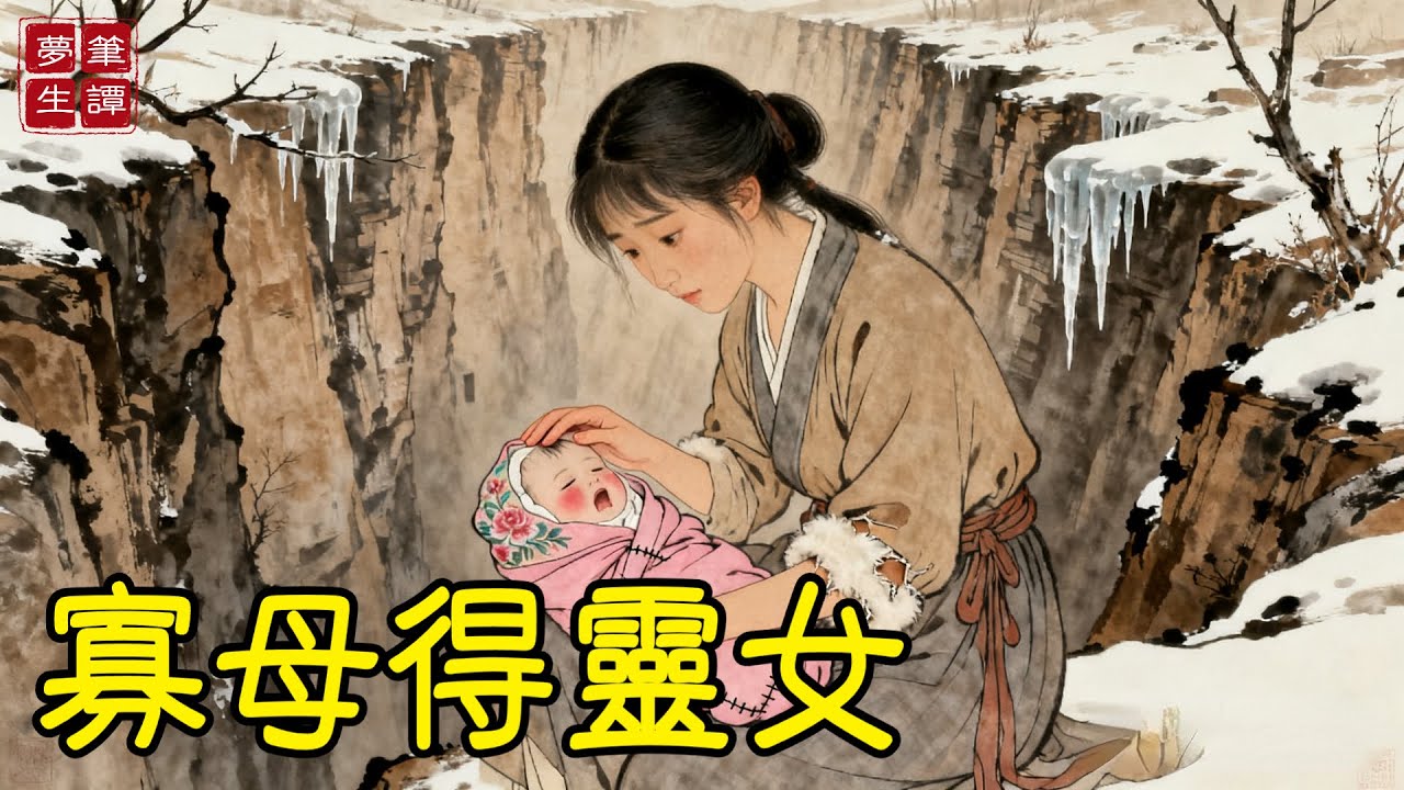 大寒之年，寡婦被惡婆婆逼入絕谷拾柴，卻救回個奄奄一息的女嬰。女孩長至七歲，竟能聽懂山鳥獸語，引村人避開了三場山崩，成了鄉裏的「活羅盤」。#故事#民間傳說#奇遇#報恩#原創故事