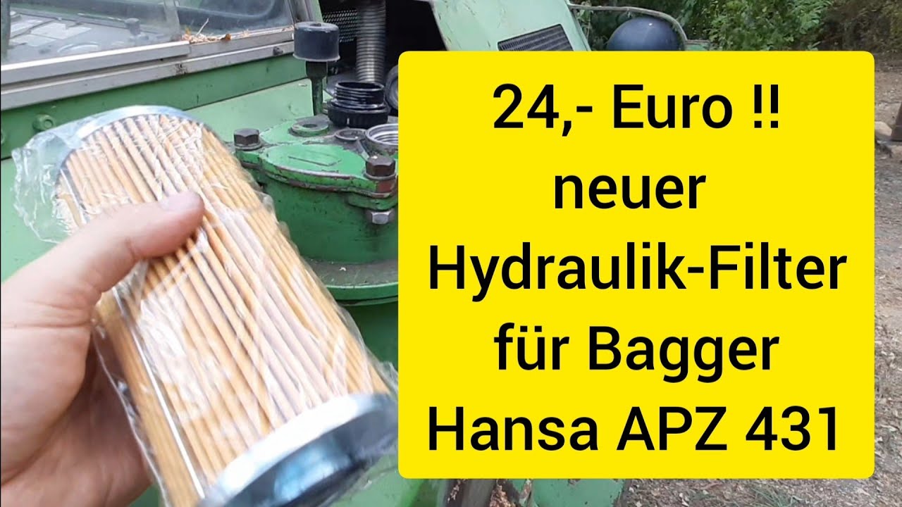 Hansa #6 _ Hydraulik Filter erneuert - APZ 431