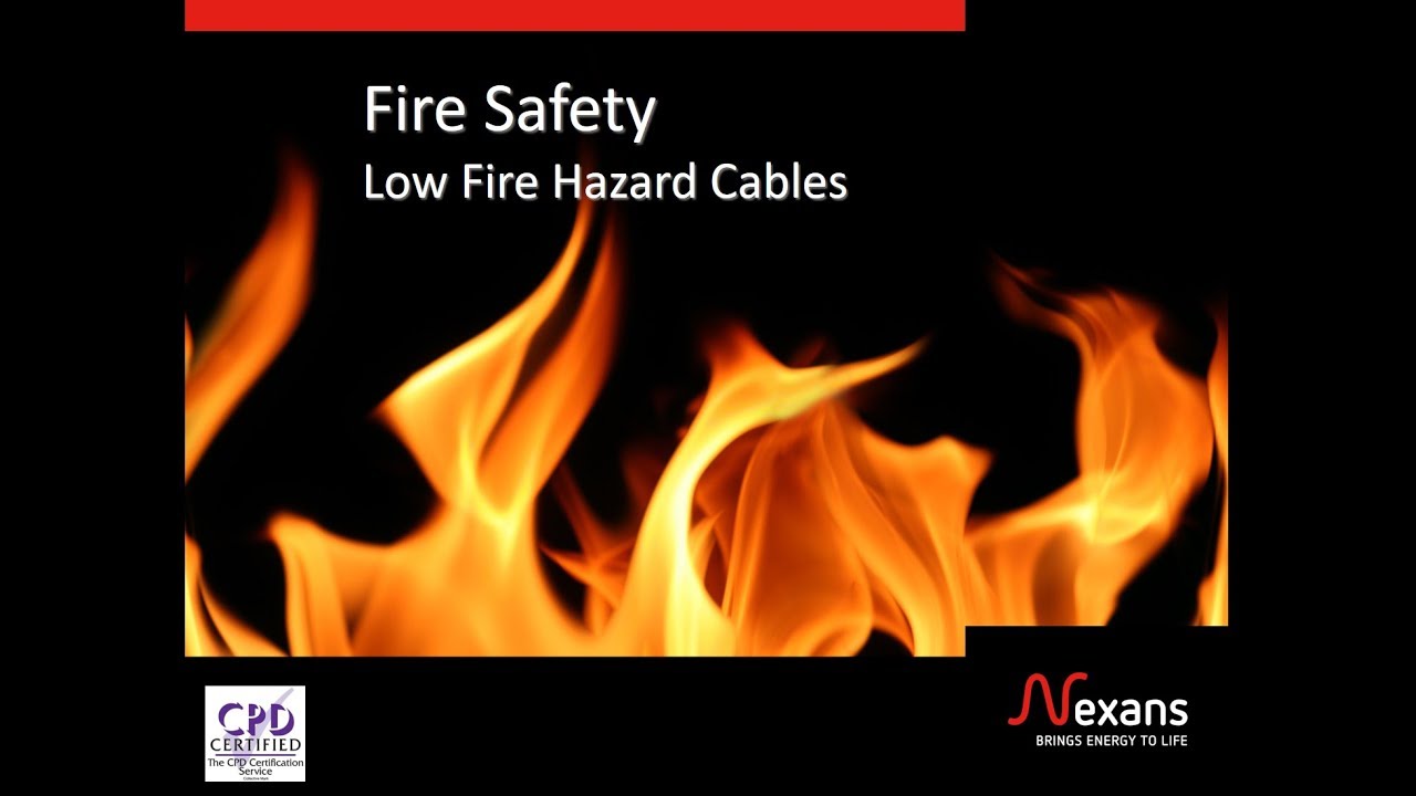 Nexans - Fire safey, Low fire hazard cables