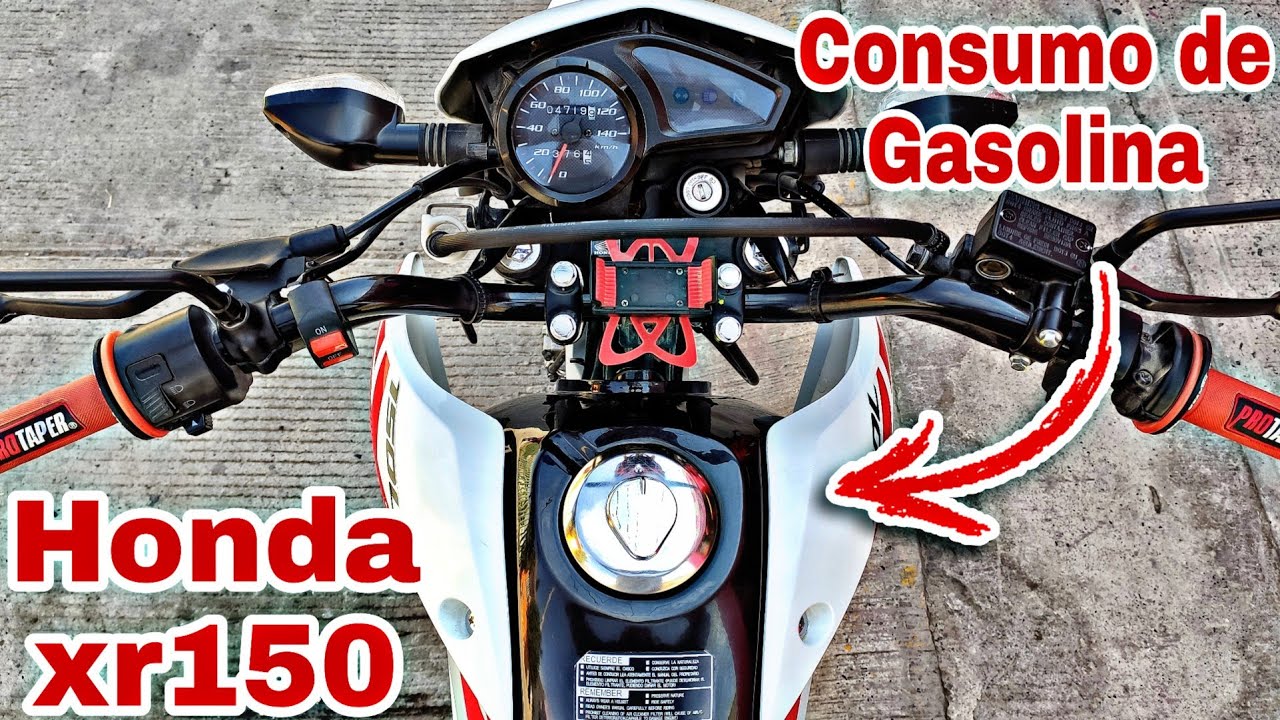 Medir consumo de gasolina HONDA XR150 | Cuántos kilómetros rinde? #hondaxr150 #xr150