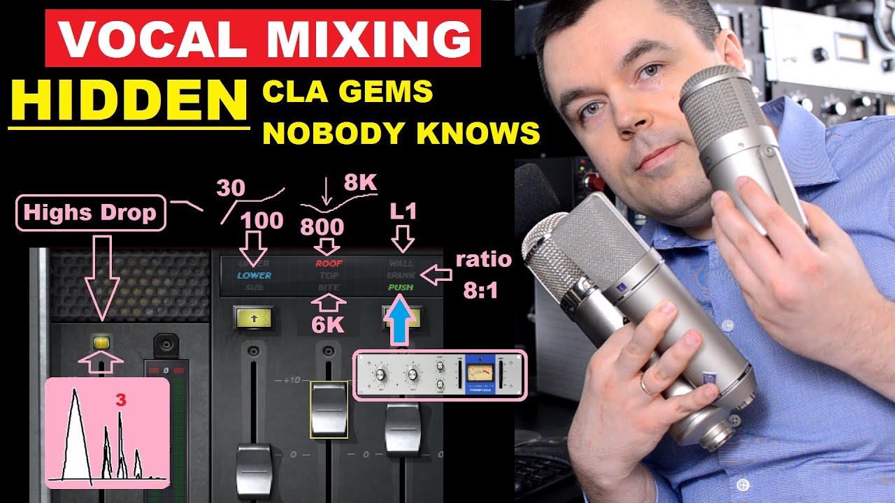 Vocal Mixing Tutorial - Hidden Waves CLA Vocals Guts Nobody Knows