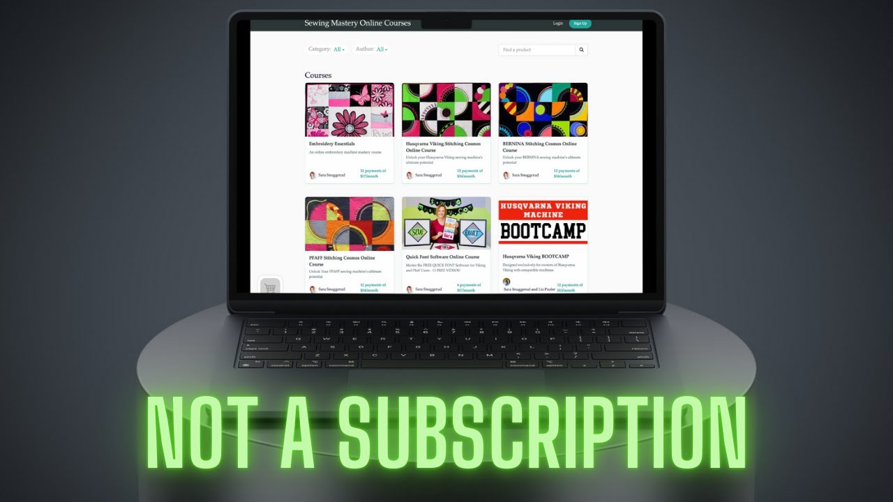 We are NOT a Monthly Subscription