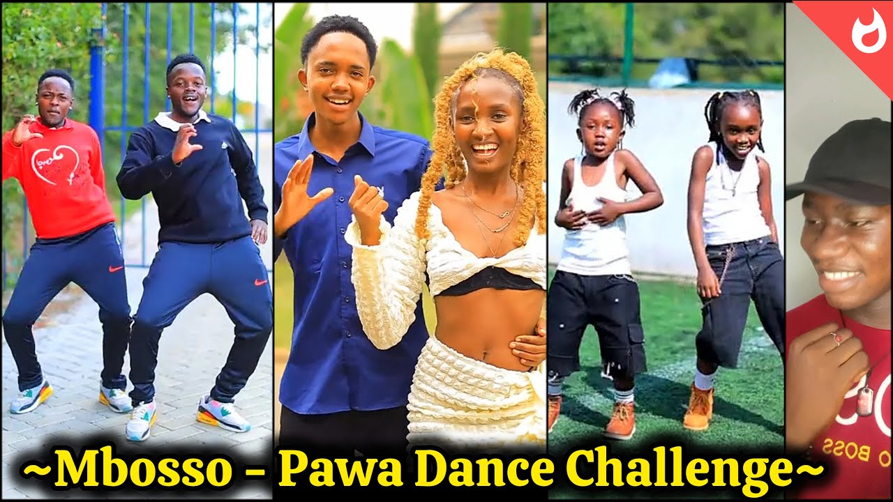 New viral TikTok Dance Challenge🔥 Mbosso🇰🇪 - Pawa Trending Tiktok Dance Challenge 2025