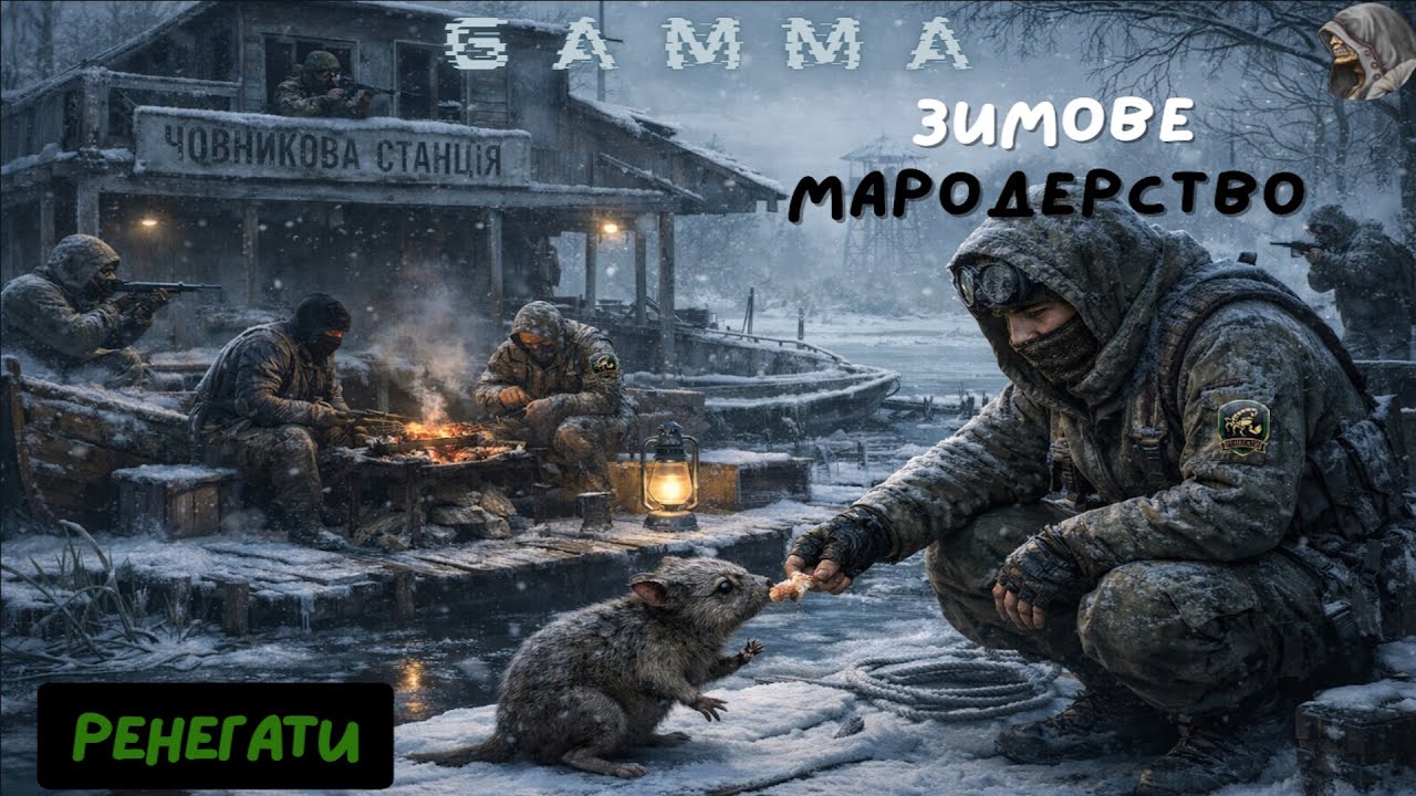 🐍8.6🐍Зимове Мародерство🐍🦂Ренегати🦂🔪️GAMMA 0.9.4🔪️❤️Одне Життя❤️🐍
