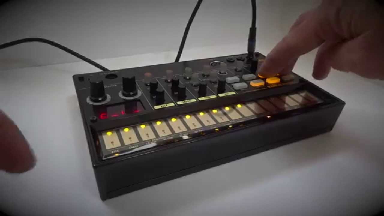 Korg Volca Beats Minimal Groove - Stutter effect, Mute, Solo demo