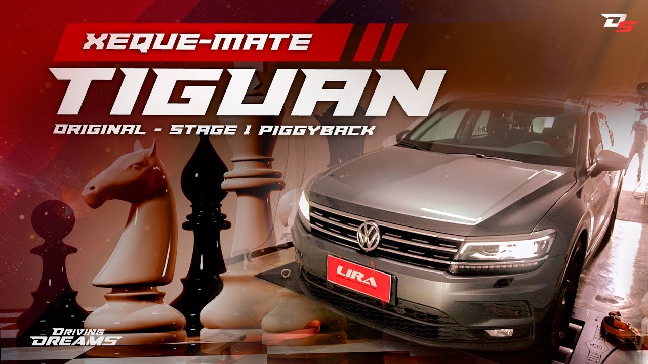 Xeque mate Tiguan 1.4 TSI ! Original vs Stage 1 Piggyback Unichip By Lira Performance #67