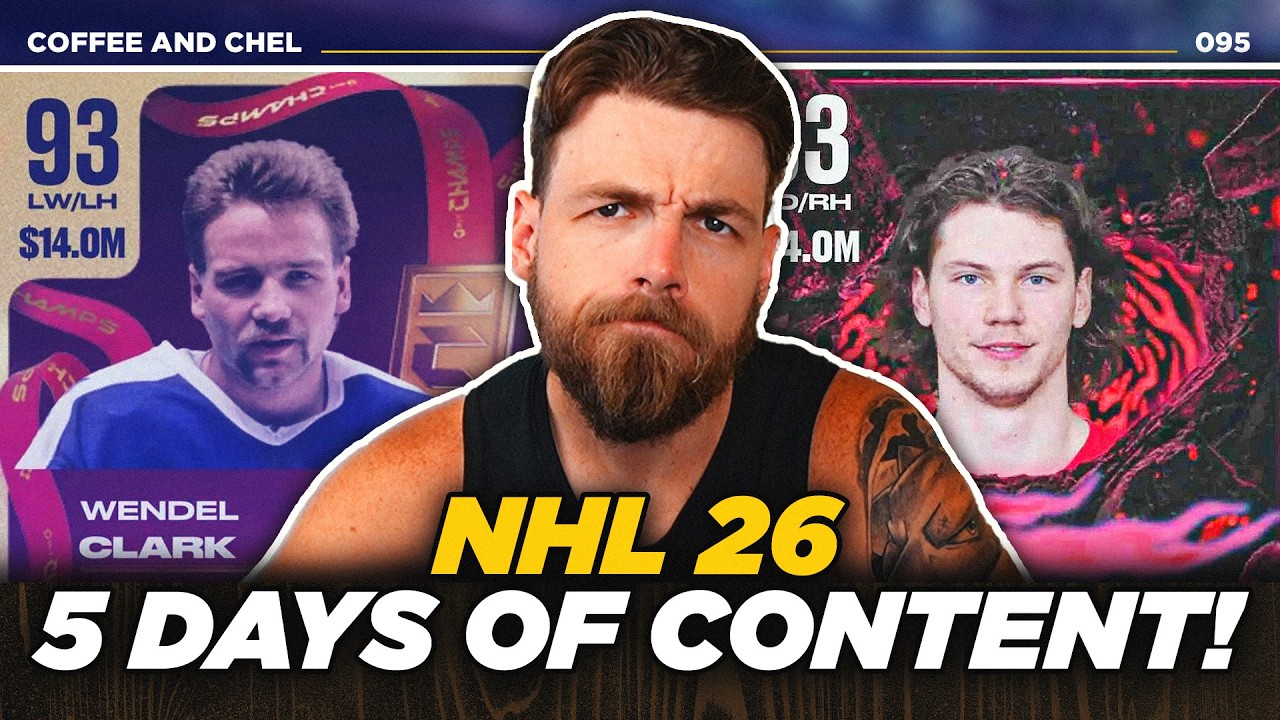 5 DAY CONTENT SCHEDULE! | NHL 26 COFFEE AND CHEL EP 95