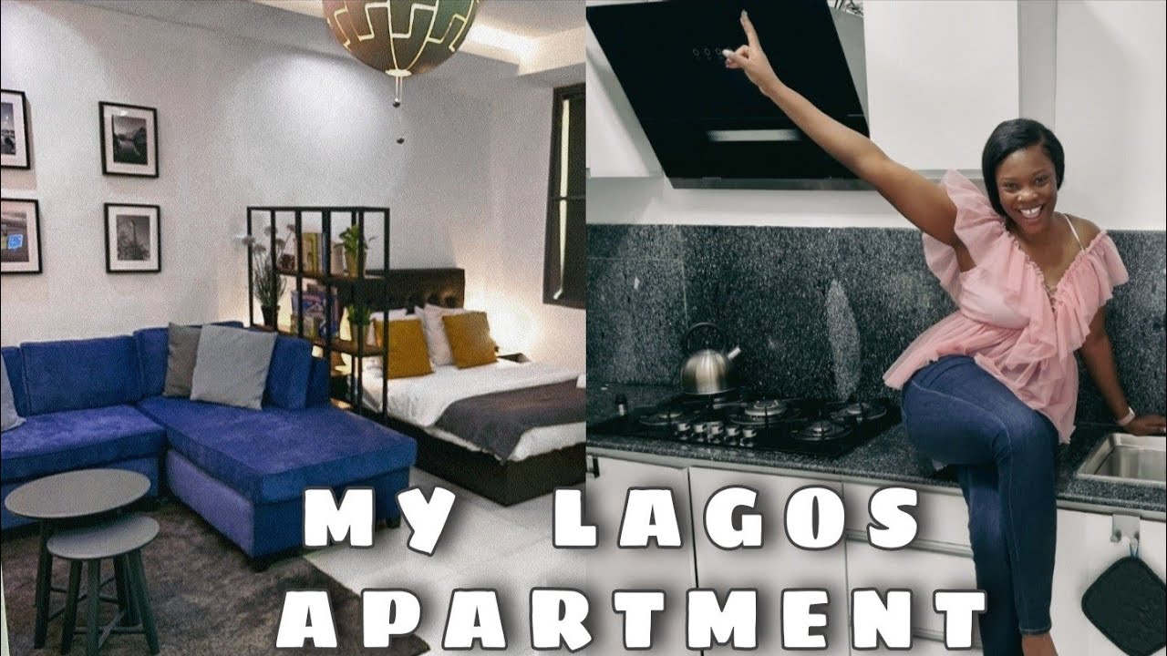 MY FULLY FURNISHED MODERN LUXURY STUDIO APARTMENT TOUR IN LAGOS, NIGERIA | Affordable Lagos airbnb