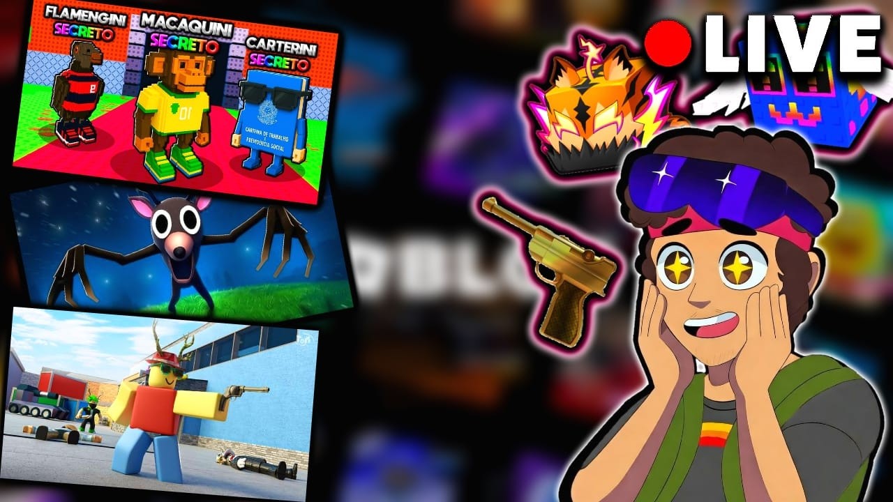 JOGANDO ROBLOX com INSCRITOS! VEM JOGAR COMIGO na LIVE!
