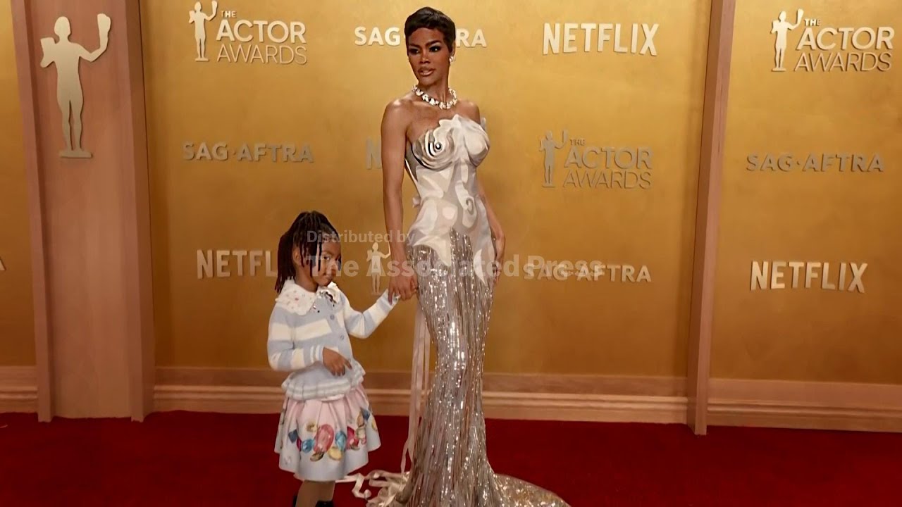 Stars channel old Hollywood glamour at Actor Awards