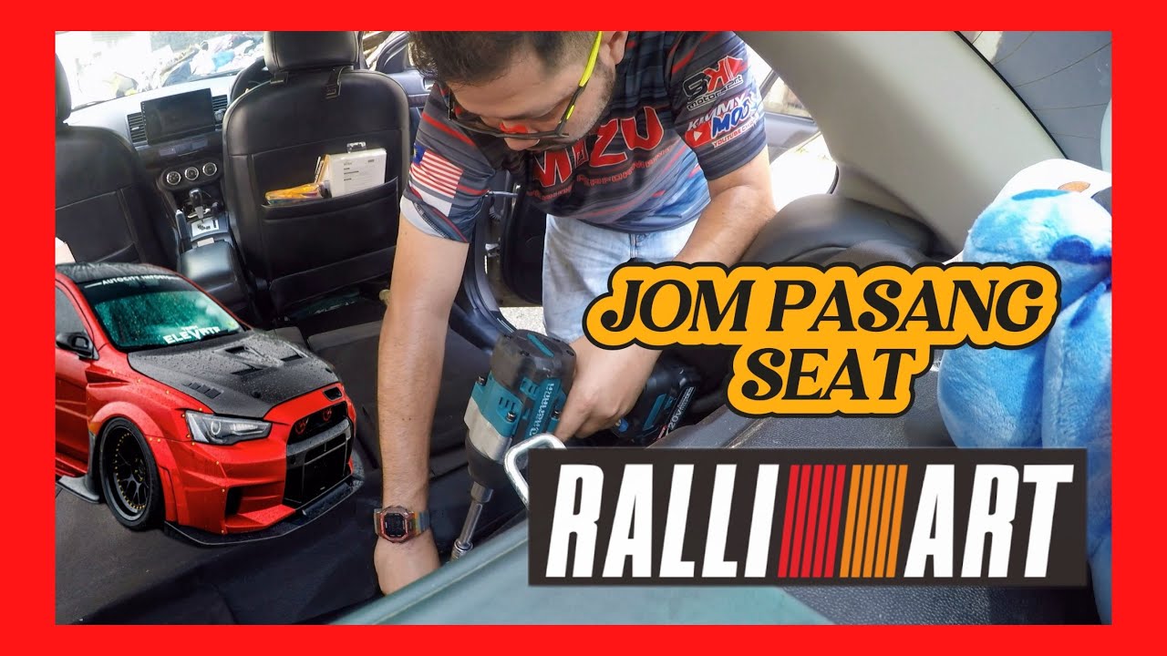 PASANG SEAT LANCER RALLIART EVO X | PROTON INSPIRA