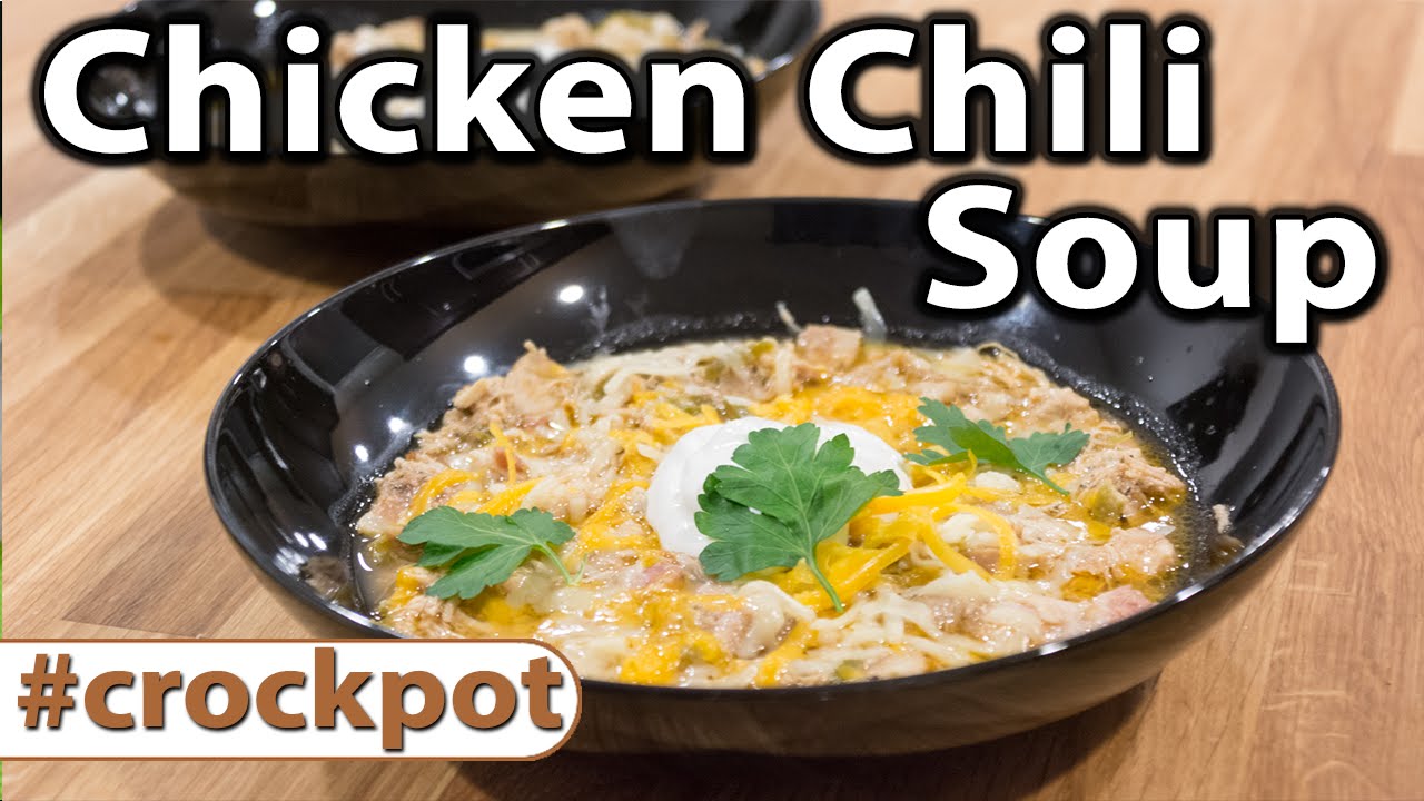 Chicken Chili Soup | Crockpot Recipes | Caveman Keto