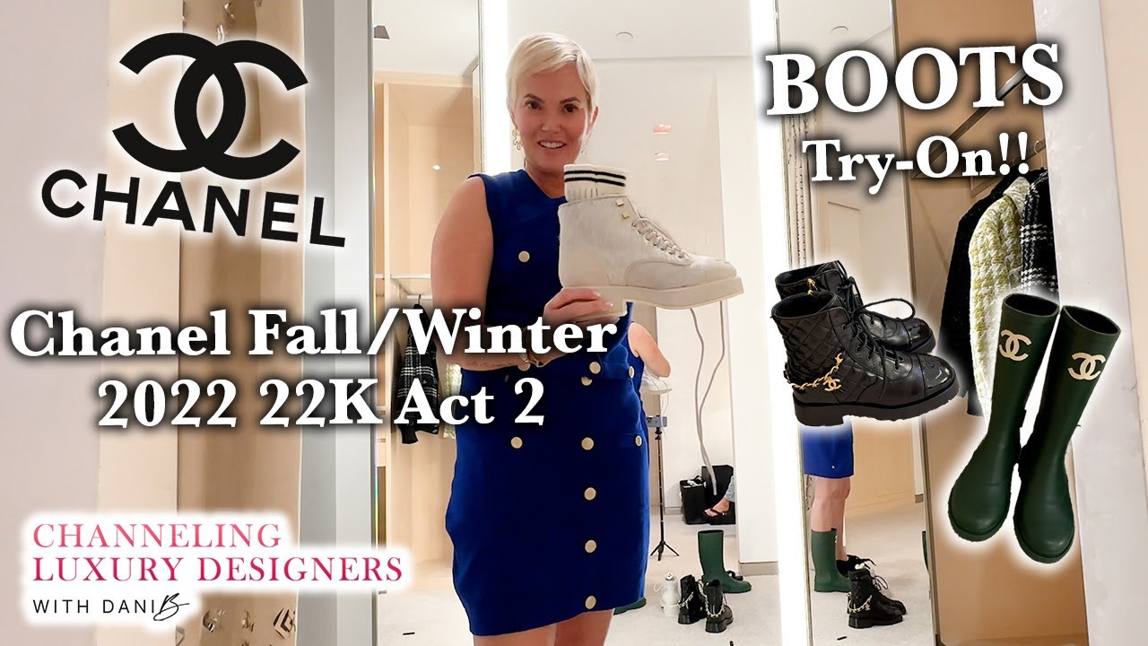 Chanel Fall 22K Boots! Close Look at 3 Pairs of Boots for the Fall/WInter 2022 Collection!